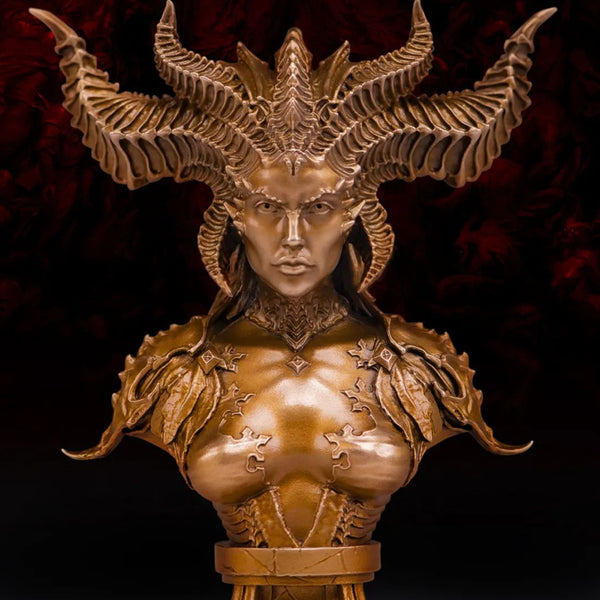 THE CLASSIC GAME THEME ‘LILITH’ BRONZE BUST COLLECTIBLE FIGURE