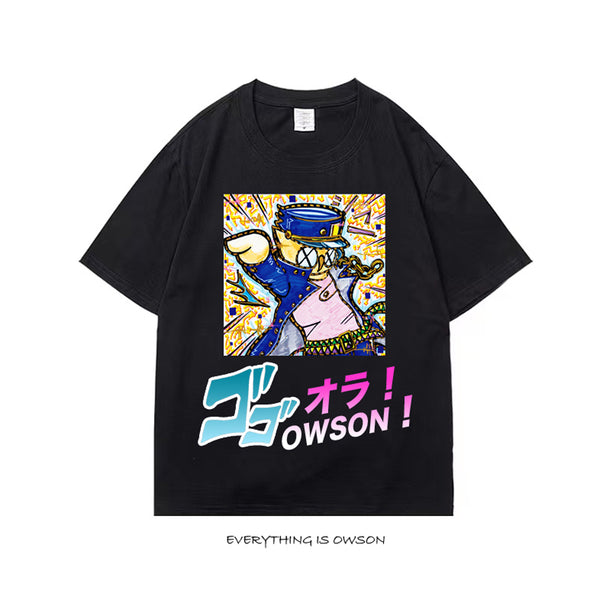 CUSTOMIZED T-SHIRTS UNIQUE TO THE OWSON WORLD ARE JOJO SERIES